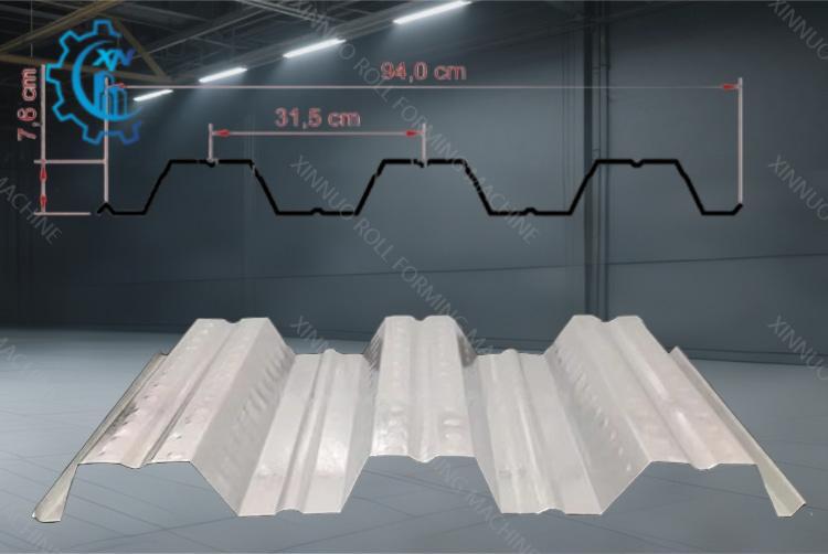 Deck Floor Roll Forming Machine