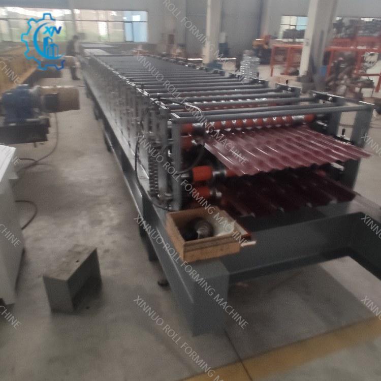 Double Layer Roofing Sheet Roll Forming Machine