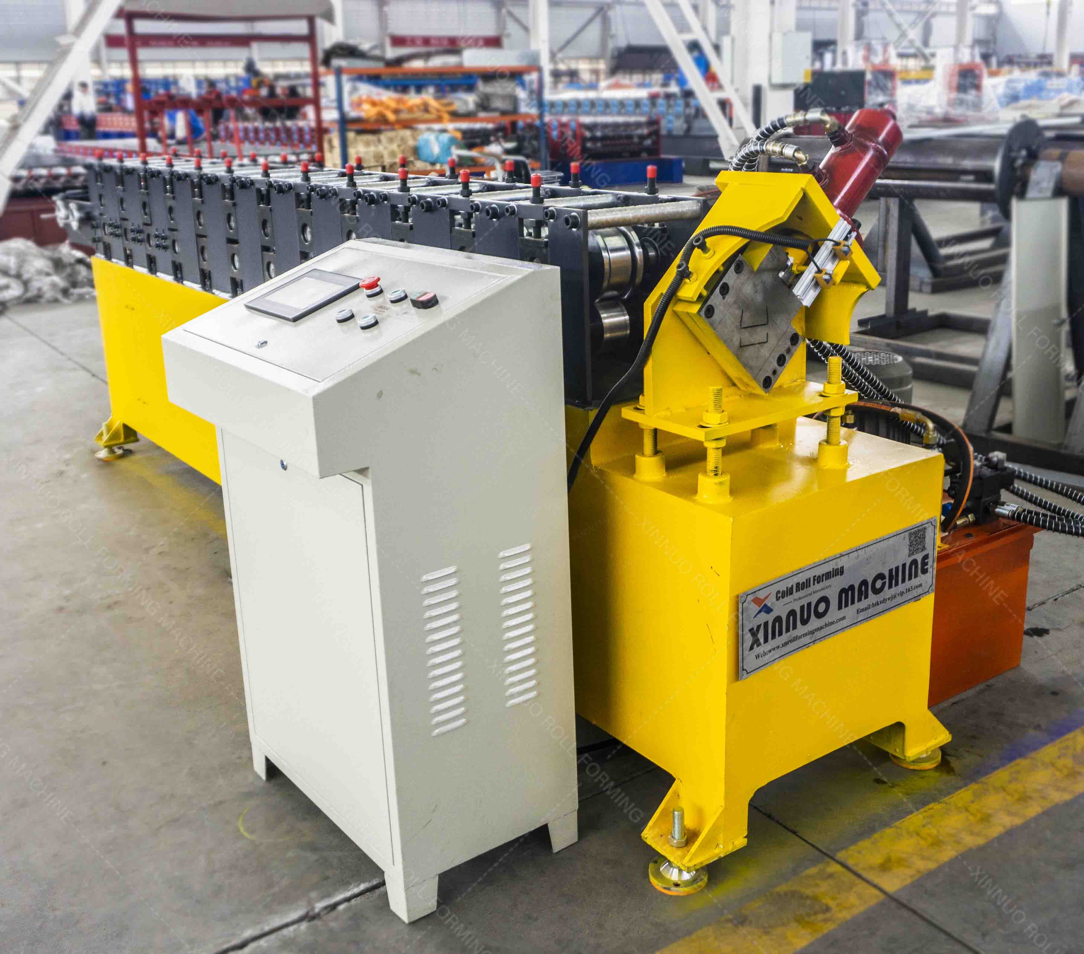 Steel Structure Forming Machine integrated cu type channel steel forming machine