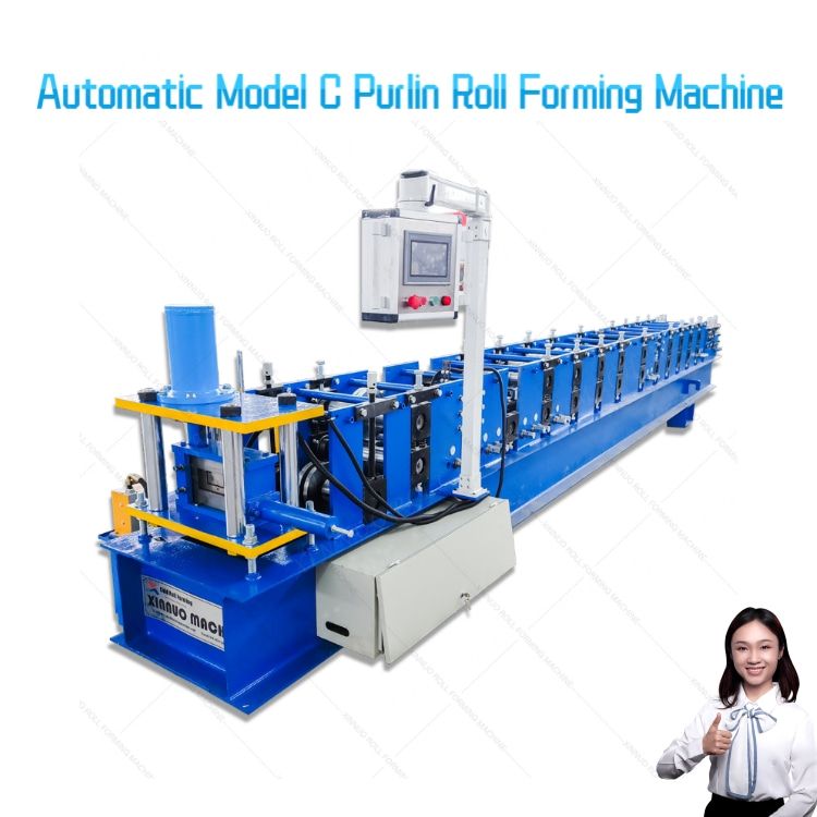 Automatic Model C Purlin Roll Forming Machine