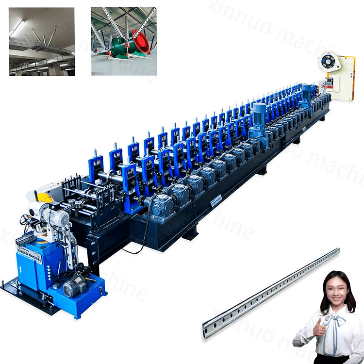 Earthquake Resistance Solar strut Channel Roll Forming Machine 