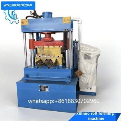 highway guardrail forming machine