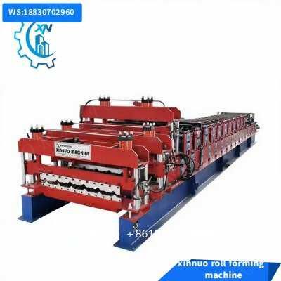 double-layer roof panel forming machine