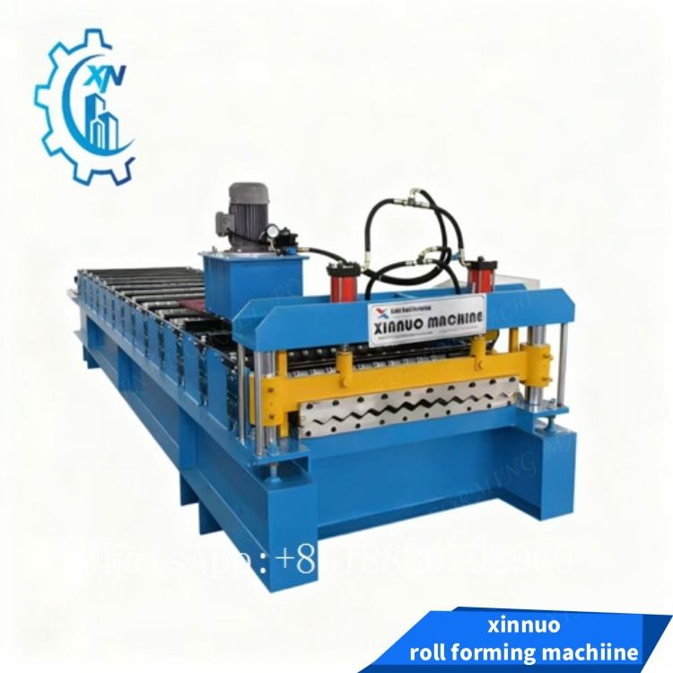 hydraulic corrugated metal sheet plate rolling machine