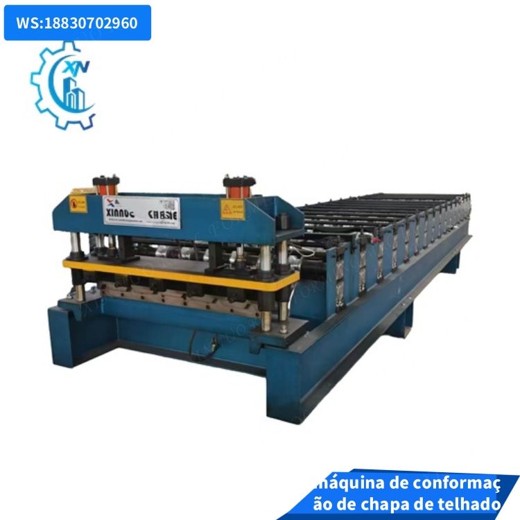 Máquina de Formação de Rolos de Telhas Trapezoidais de Painel 