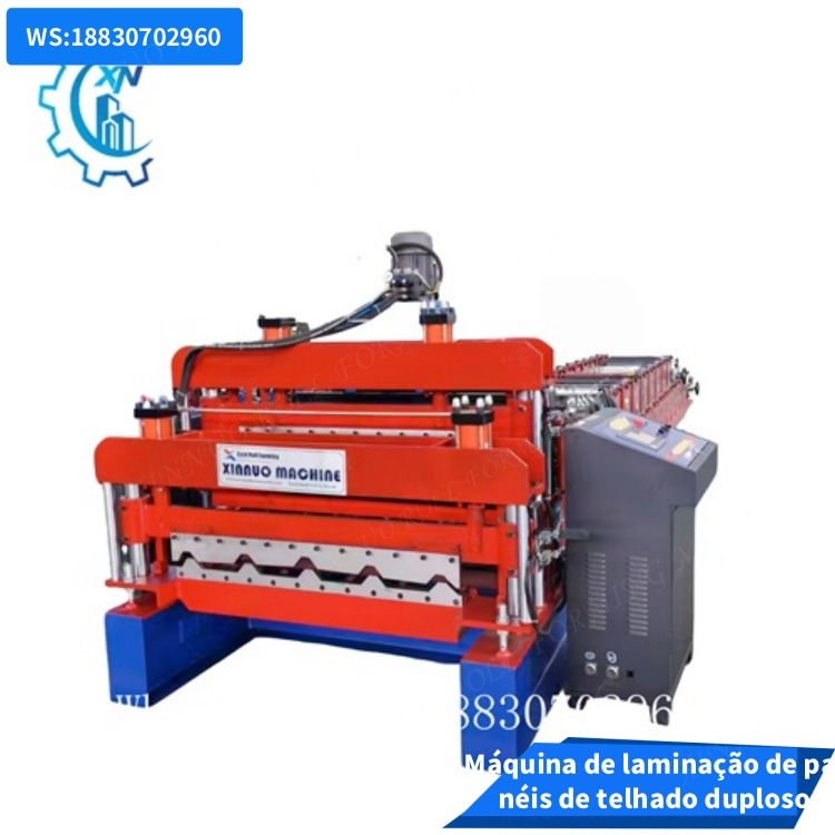 máquina de conformação de rolos de modelos duplos