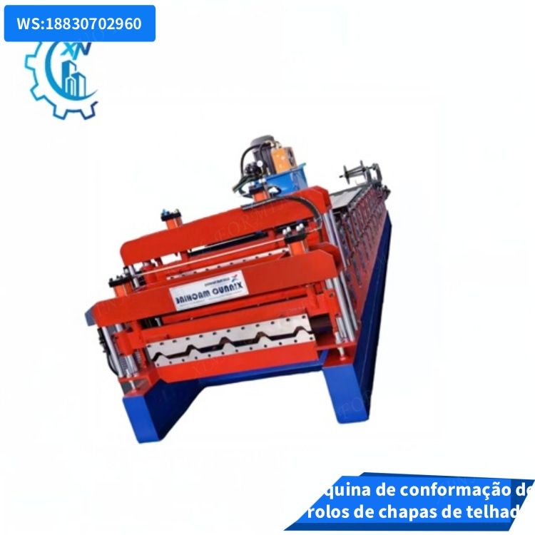 Máquina de conformação de rolos de chapas de telhado 