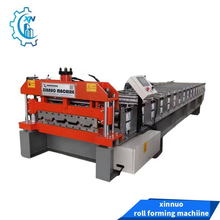 PPGI R panel trapezoidal roof sheet roll forming machine