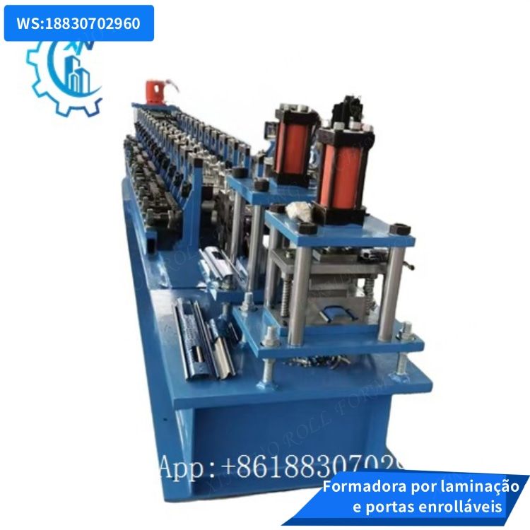 máquina de formação de portas de enrolar