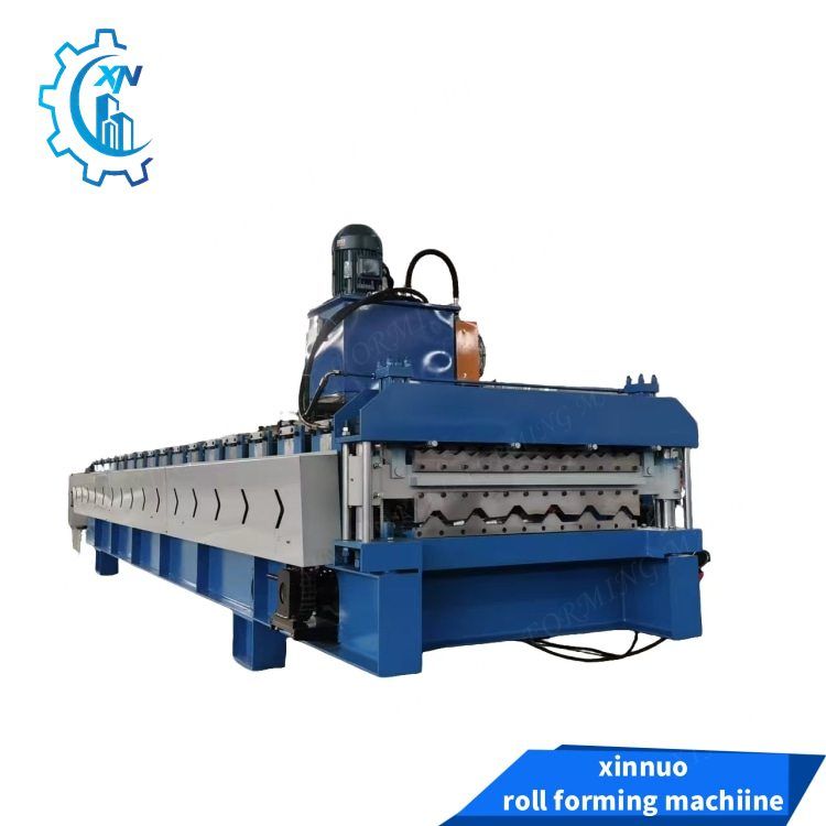 dual layer roof panel roll forming machine