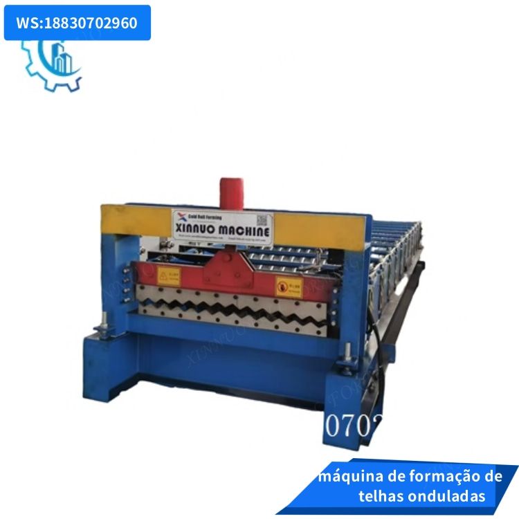 máquina de formação de telhas onduladas
