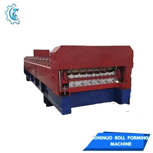 trapezoid sheet double layer making machine factory roofing sheet making machine