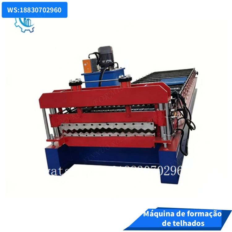 1000mm máquina de formação de telhas de zinco trapezoidal máquina de formação de telhas de metal