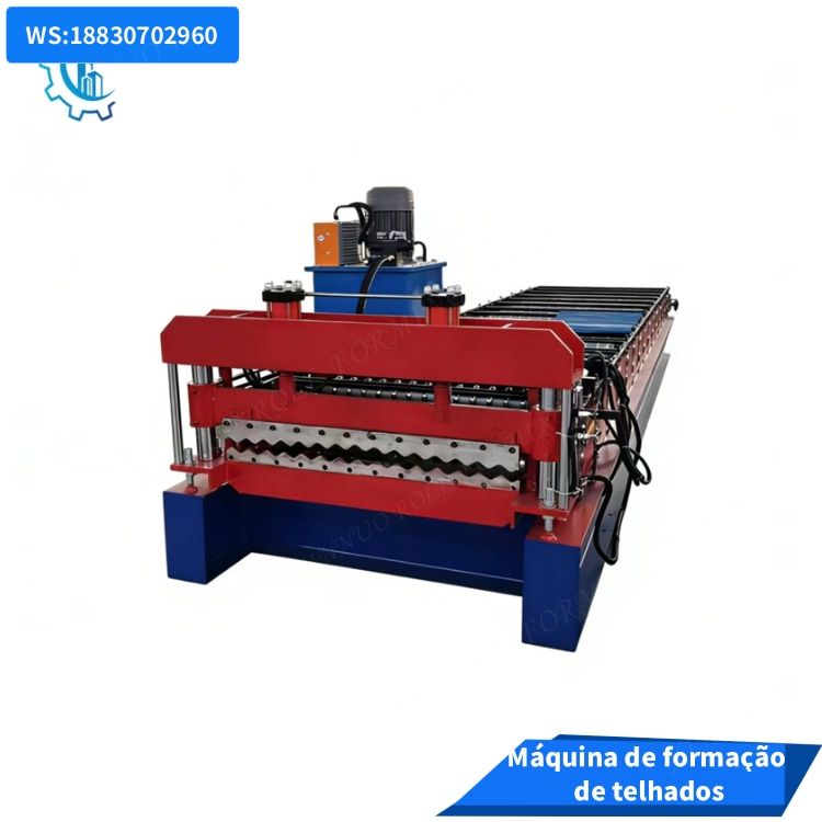 máquina de formação de rolo de telha de telhado de onda ondulada