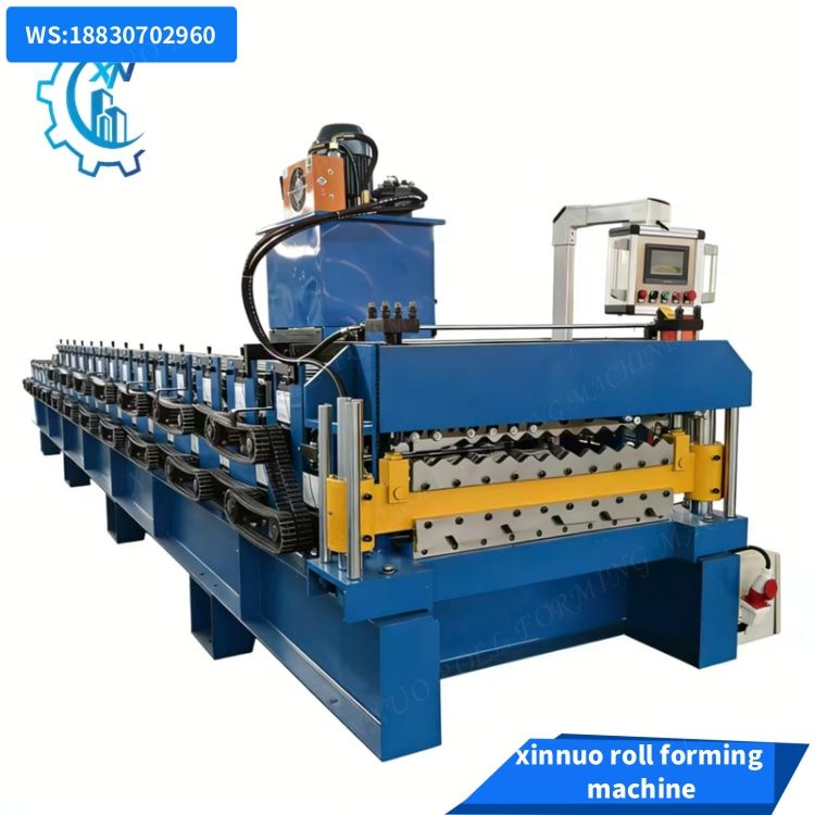 high-efficiency double layer roof panel roll forming machine