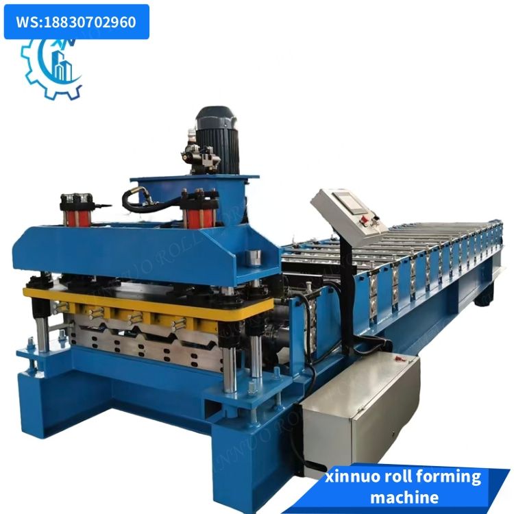 full automatic roofing panel IBR trapezoid sheet cold roll forming machine 