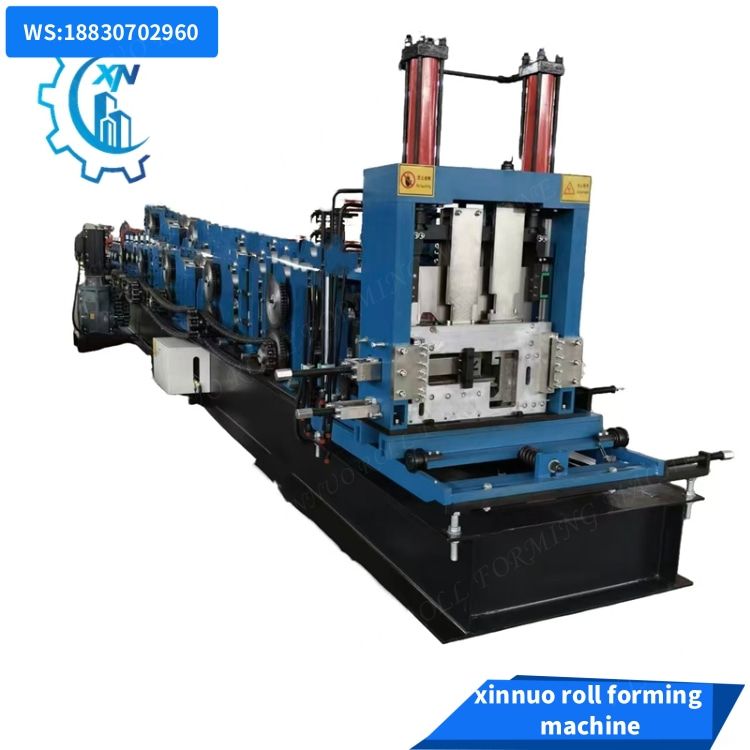 factory supply high performance full automatic c z steel purlin roll forming machine