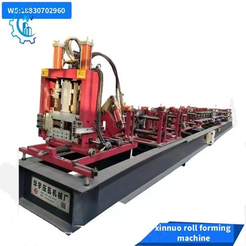 high performance full automatic cz steel purlin roll forming machine