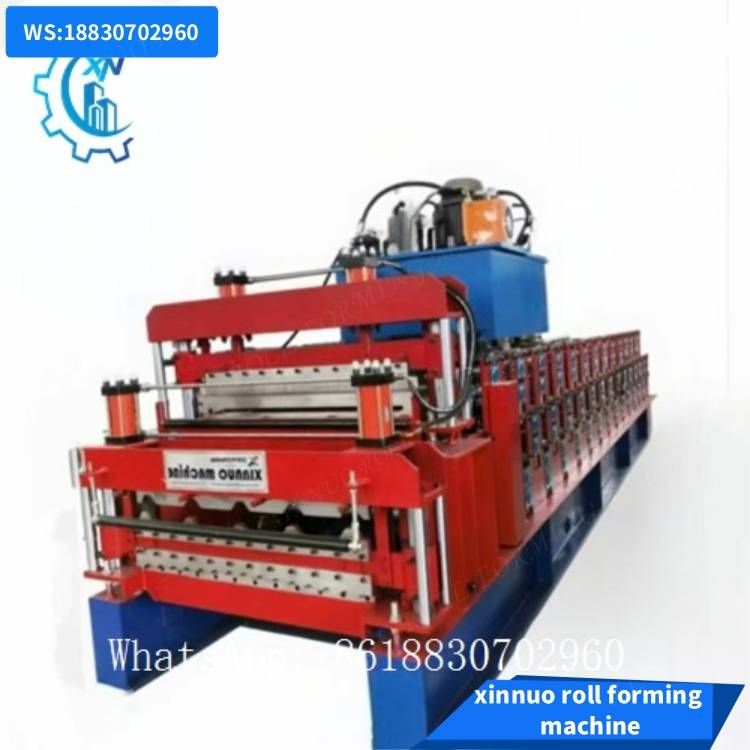 roof tile wall panel three layer three profiles making roll fomring machine