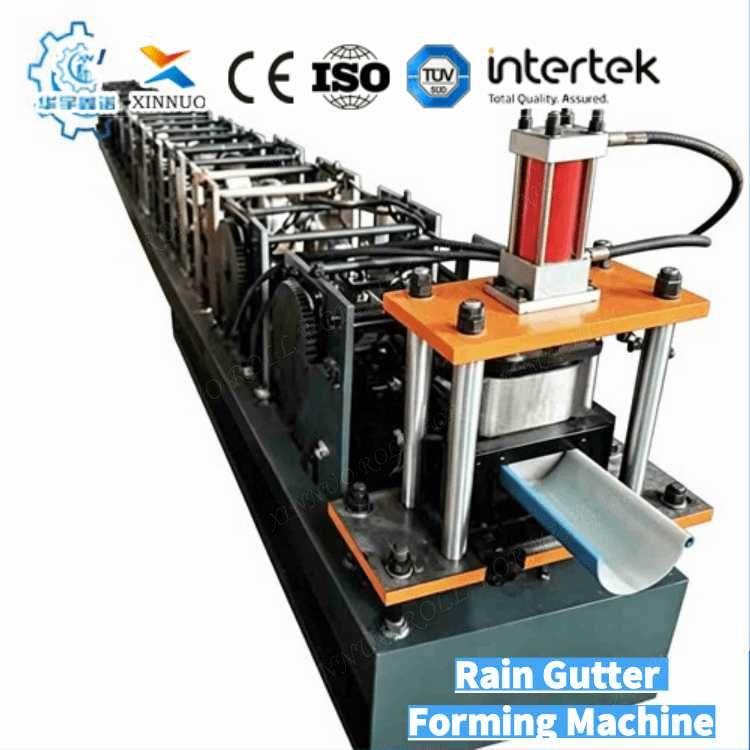 rain gutter making machine