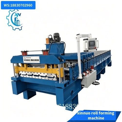 trapezoidal metal roof panel rolling machine