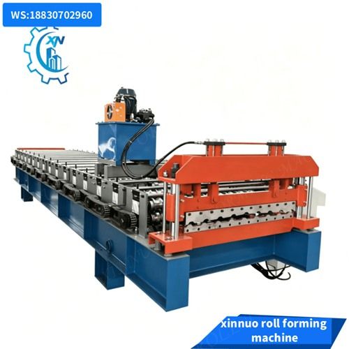 trapezoidal roof sheet roll forming machine line