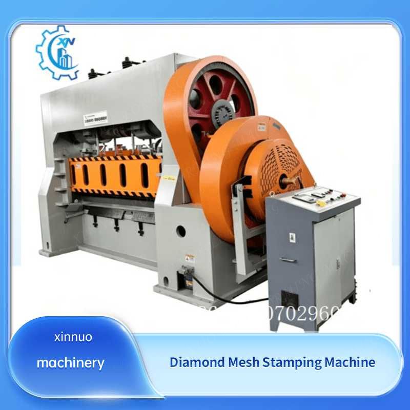 heavy duty steel expanded metal diamond mesh making machine