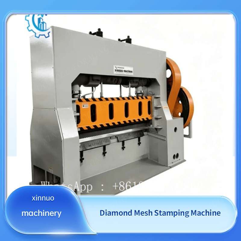 automatic expanded diamond mesh machine for metal mesh production