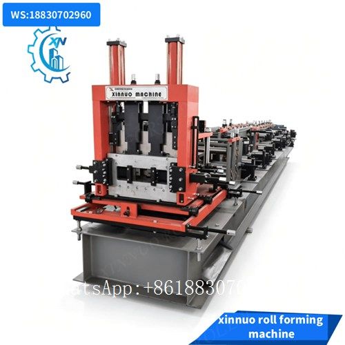 interchangeable cz purlin roll forming line | cz purlin making machine for indian PEB shed & solar structure