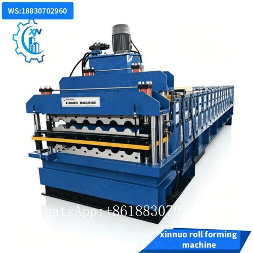 double layer glazed tile roll forming machine | hebei xinnuo machinery