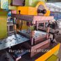 fully automatic supermarket shelf upright roll forming machine with punching & cutting