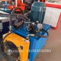 fully automatic supermarket shelf upright roll forming machine with punching & cutting