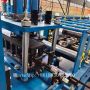 high speed c purlin making machine with automatic punching and cutting