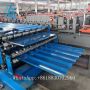 double layer trapezoidal roof panel roll forming machine